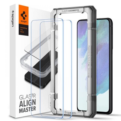 Spigen SGP Γυαλί προστασίας ALM GLAS.tR SLIM FC για SAMSUNG GALAXY S21 FE 2022 , 2 TEM - ΔΙΑΦΑΝΟ - AGL03088