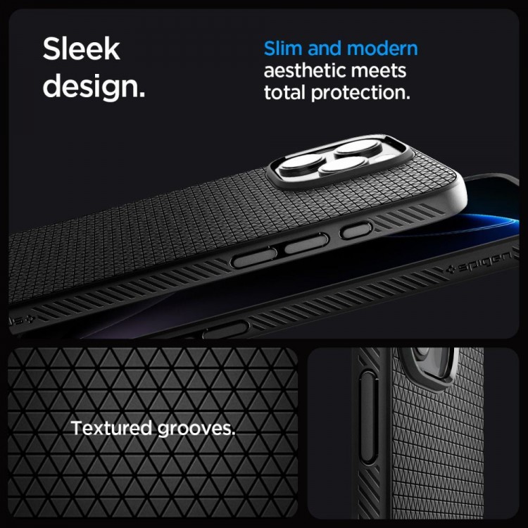 Θηκη Spigen SGP Liquid AIR ”T” MAG MAGSAFE για Apple iPhone 16 Pro Max 6.9 2024 - ΜΑΥΡΟ - ACS09114