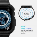 Spigen SGP VAULT PRO BAND Θήκη με Λουράκι για Apple Watch series 10 (46 MM) - MAΥΡΟ - ACS09391