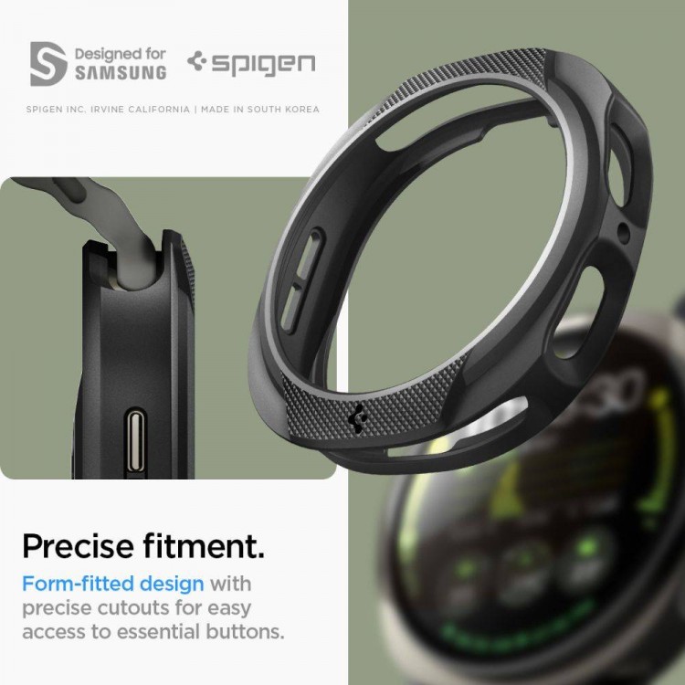 Θήκη Spigen SGP LIQUID AIR για Samsung Galaxy WATCH 8 44MM 2025 - ACS09839 - ΜΑΥΡΟ
