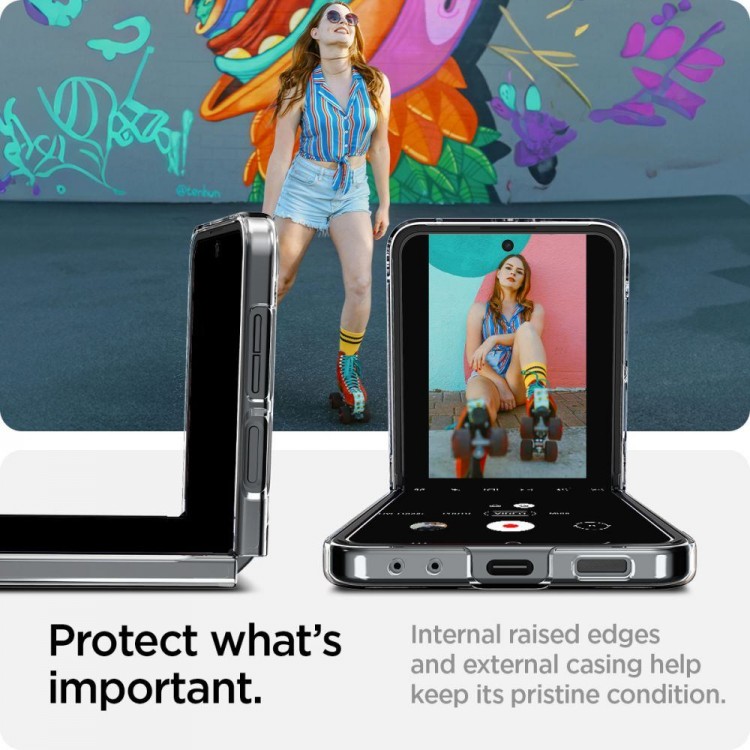 Θήκη Spigen SGP AIRSKIN για SAMSUNG GALAXY Z FLIP 6 / 7 FE 2025 - ΔΙΑΦΑΝΟ - ACS07836
