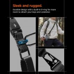 Spigen SGP Universal Crossbody Lanyard Λουράκι (Strap 1P + Connector 2P) DA30M,  LANYARD STRAP CROSSBODY για θήκη - ΜΑΥΡΟ - AFA10616