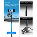 Spigen SGP One Push MAGSAFE+ Auto Opening ΑΣΥΡΜΑΤΟ Selfie Stick Bluetooth Remote ΤΡΙΠΟΔΑΣ 360 - ΜΑΥΡΟ - AMP09534