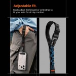 Spigen SGP Universal Crossbody Lanyard Λουράκι (Strap 1P + Connector 2P) DA30M,  LANYARD STRAP CROSSBODY για θήκη - ΜΑΥΡΟ - AFA10616