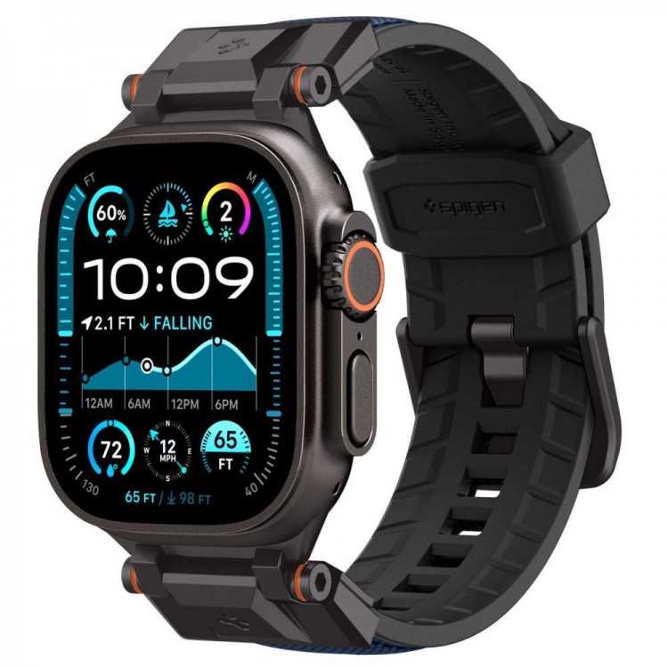 Spigen SGP DuraPro Armor λουράκι για APPLE WATCH Ultra 2/1 49mm / 9/8/7 45mm / SE/6/5/4 44mm / 3/2/1 42mm - NAVY ΜΠΛΕ - AMP09103