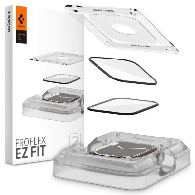 Spigen SGP Γυαλί Προστασίας PROFLEX για GLASS SLIM EZ FIT για APPLE WATCH 7 (41MM) - AFL04052 - 2 TEM