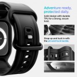 Spigen SGP VAULT PRO BAND Θήκη με Λουράκι για Apple Watch series 10 (46 MM) - MAΥΡΟ - ACS09391