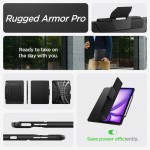 Θήκη Spigen SGP RUGGED ARMOR PRO για Apple iPad AIR 13 2024 - ΜΑΥΡΟ - ACS07669