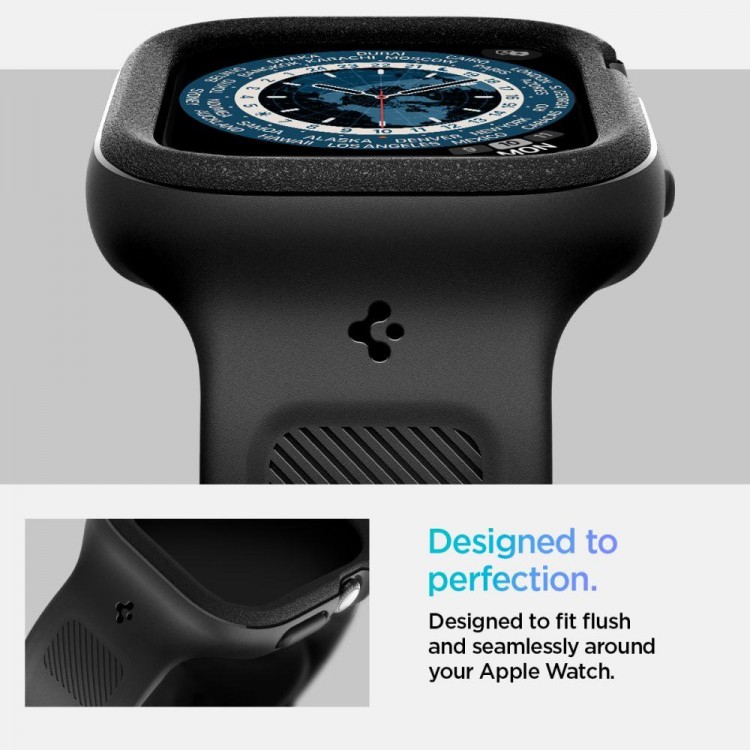 Spigen SGP VAULT PRO BAND Θήκη με Λουράκι για Apple Watch series 10 (46 MM) - MAΥΡΟ - ACS09391