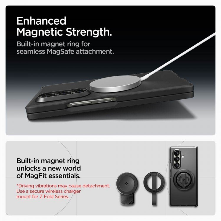 Θήκη Spigen SGP TOUGH ARMOR PRO MAG MAGSAFE για SAMSUNG GALAXY Z FOLD 7 2025 - ΜΑΥΡΟ - ACS09549