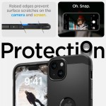 Θήκη Spigen SGP Tough Armor MAG MAGSAFE για Apple iPhone 15 6.1 2023 - ΜΑΥΡΟ - ACS06811