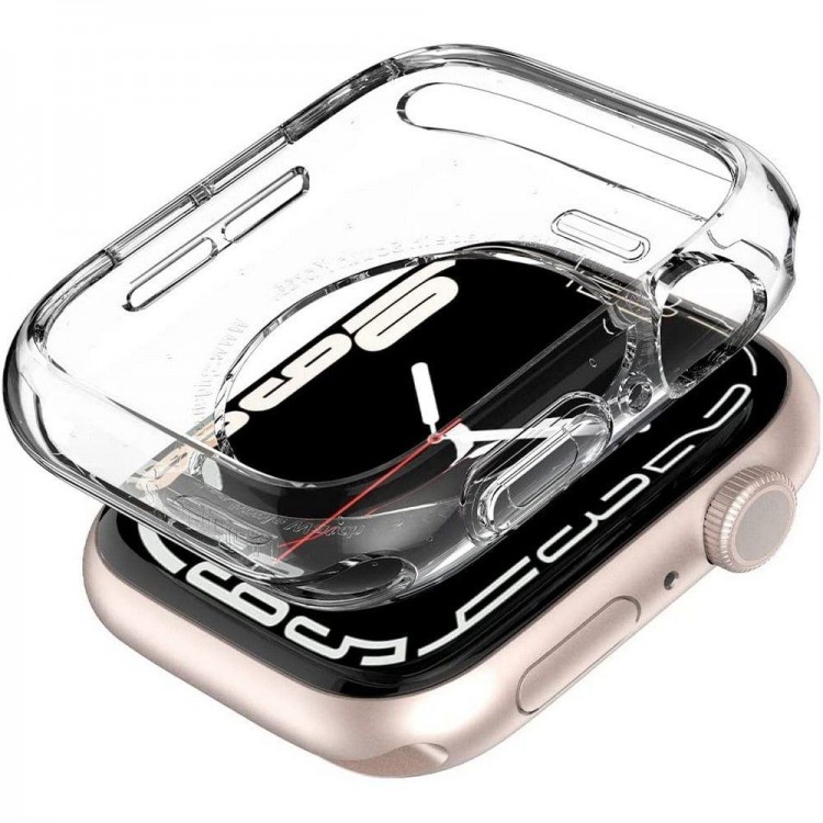 Θήκη Spigen SGP Liquid Crystal για Apple Watch 4 / 5 / 6 / 7 / SE - 44mm-45mm - ΔΙΑΦΑΝΟ - ACS04196