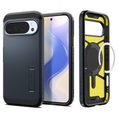 Θήκη SPIGEN SGP Tough Armor MagSafe για Google Pixel 10 Pro XL - Metalslate ΜΠΛΕ - ACS09729 Θήκη SPIGEN SGP Tough Armor MagSafe για Google Pixel 10 Pro XL - Metalslate ΜΠΛΕ - ACS09729