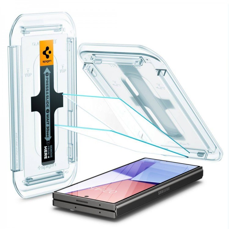 Spigen SGP Γυαλί προστασίας GLAS.tR ”EZ FIT” 2-PACK SLIM FC για SAMSUNG GALAXY Z FOLD 6 2024, 2 TEM - ΔΙΑΦΑΝΟ - AGL07969