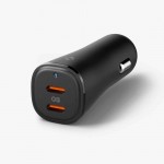 Spigen SGP Φορτιστής Αυτοκινήτου EV502 ARCSTATION ESSENTIAL PD 50W , 2x Θύρες TYPE-C, Smart 3.0A - ΜΑΥΡΟ - ACP08523