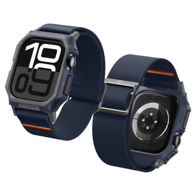 Θήκη Spigen SGP LITE FIT ”PRO” BAND με ΛΟΥΡΑΚΙ για APPLE WATCH SERIES 10 - 46 MM - NAVY ΜΠΛΕ - ACS08925