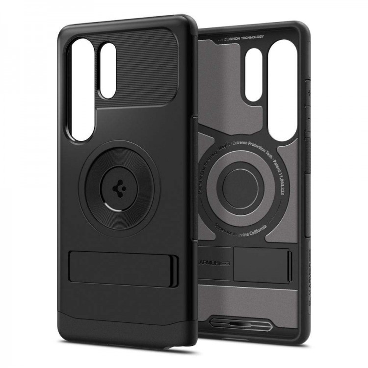 Θήκη SPIGEN SGP SLIM Armor MagFit MAGSAFE για Samsung Galaxy S25 ULTRA 5G 2025 - ΜΑΥΡΟ - ACS08909