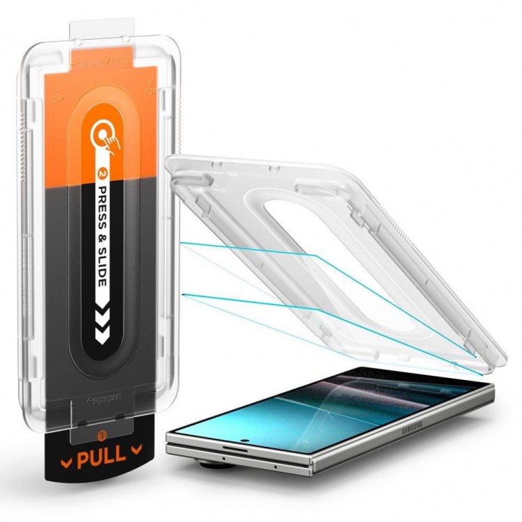 Spigen SGP Γυαλί προστασίας GLAS.tR ”EZ FIT” 2-PACK SLIM FC για SAMSUNG GALAXY Z FOLD 7 2024, 2 TEM - ΔΙΑΦΑΝΟ - AGL09579