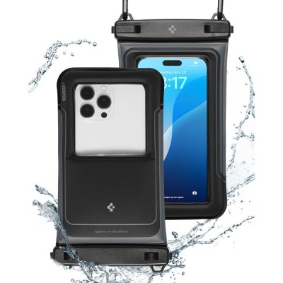 Spigen SGP Velo A611P Universal Αδιάβροχη FLOAT θήκη τηλεφώνου 7", 2 ΤΕΜ - ΜΑΥΡΟ - ACS09348
