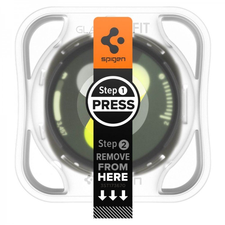Spigen SGP Γυαλί Προστασίας GLAS.TR SLIM EZ FIT για SAMSUNG GALAXY Watch 8 (44mm) - AGL09876 - 2 TEM - ΔΙΑΦΑΝΟ