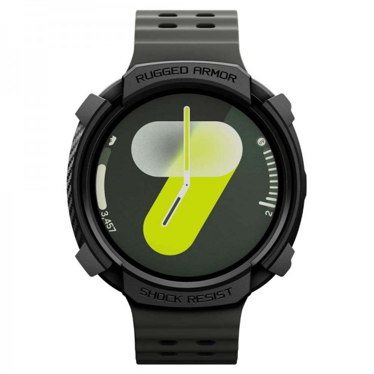 Θήκη Spigen SGP Rugged Armor για SAMSUNG GALAXY WATCH 8 44mm 2025 - ΜΑΥΡΟ - ACS10006