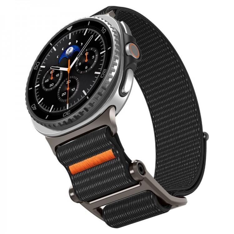Spigen SGP DuraPro Flex Ultra λουράκι για SAMSUNG GALAXY WATCH 8 44 mm/40 mm, 8 Classic 46 mm (2025) - ΜΑΥΡΟ - AMP10116