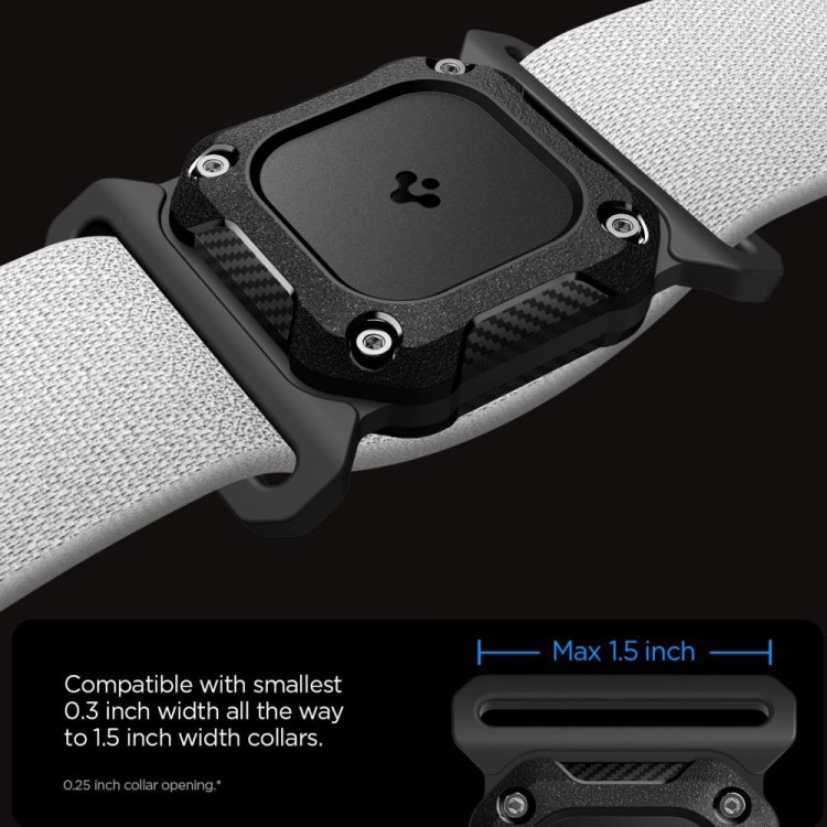 Θήκη SPIGEN SGP TOUGH ARMOR IP IPX8 Αδιάβροχη για κολλάρο κατοικιδίων για APPLE AIRTAG 1 / 2 - ΜΑΥΡΟ - ACS09780