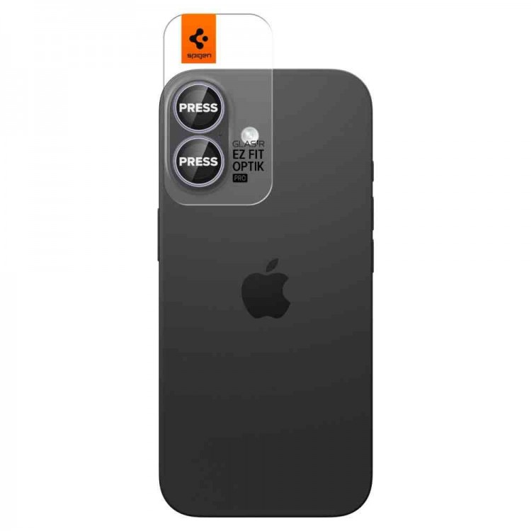 SPIGEN SGP OPTIK.TR EZ FIT CAMERA PROTECTOR Γυαλί προστασίας ΦΑΚΩΝ 9H για CAMERA LENS για Apple IPHONE 16 6.1/16 Plus 6.7 / IPHONE 17 6.3 2025 - ΜΩΒ - AGL10127 - 2-TEM