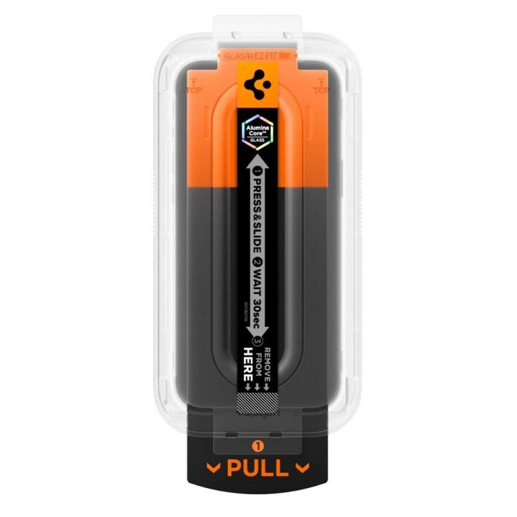 Spigen SGP Γυαλί προστασίας Privacy GLAS.tR EZ Fit Pro HD 1 Pack CASE FRIENDLY για APPLE iPhone 17 AIR 6.6 5G 2025 - ΔΙΑΦΑΝΟ - AGL09871