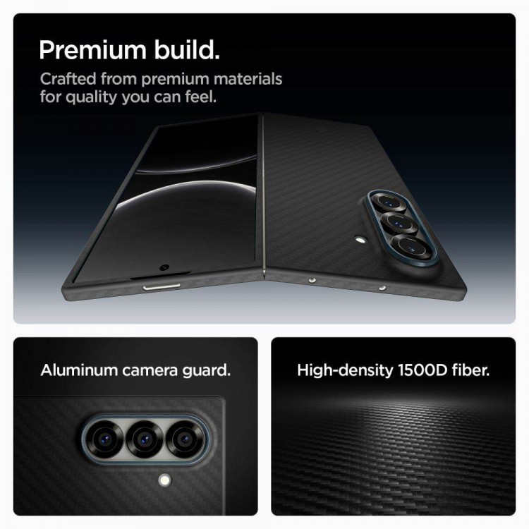 Θήκη SPIGEN SGP AIRSKIN ARAMID fiber για Samsung Galaxy Z FOLD 7 5G 2025 - ΜΑΥΡΟ ARAMID - ACS09555