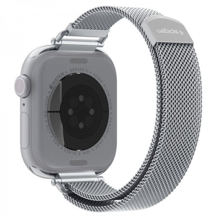 Spigen SGP Metal BAND Λουράκι Stainless Steel για Apple Watch series 42mm/41mm/40mm - ΑΣΗΜΙ - AMP10498