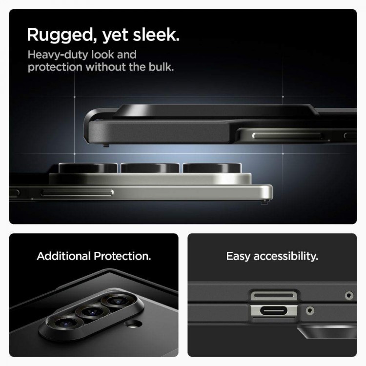 Θήκη Spigen SGP TOUGH ARMOR PRO MAG MAGSAFE για SAMSUNG GALAXY Z FOLD 7 2025 - ΜΑΥΡΟ - ACS09549