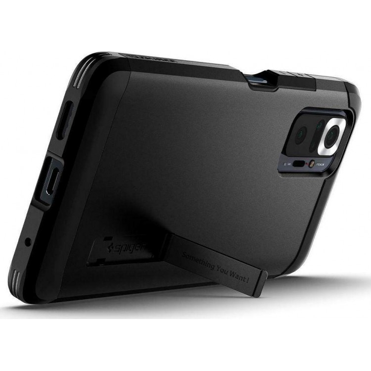 Θήκη Spigen SGP TOUGH ARMOR για XIAOMI REDMI NOTE 10 Pro - MAYΡΟ - ACS02846