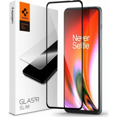 Spigen SGP Tempered Glass GLAS.tR SLIM FC for ONEPLUS NORD 2 5G/ NORD CE 5G - BLACK - AGL03813