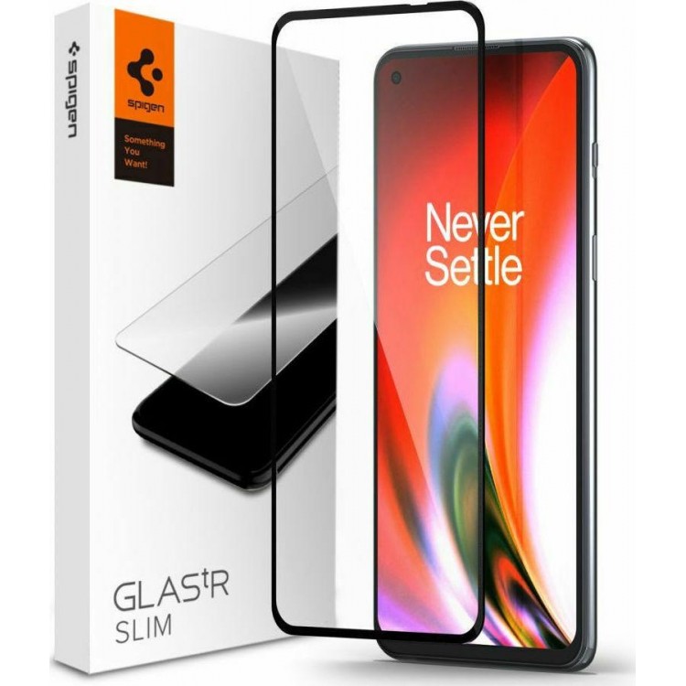 Spigen SGP Γυαλί προστασίας GLAS.tR SLIM FC για ONEPLUS NORD 2 5G/ NORD CE 5G - ΜΑΥΡΟ - AGL03813