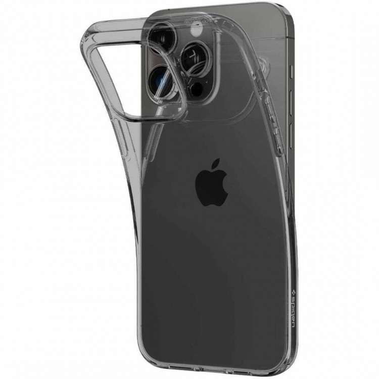 Θήκη Spigen SGP Crystal Flex για Apple iPhone 15 Pro Max 6.7 - ΣΚΟΥΡΟ ΔΙΑΦΑΝΟ - ACS06444
