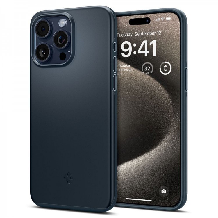 Θήκη Spigen SGP Thin Fit για APPLE iPhone 15 PRO MAX 6.7 2023 - ΜΠΛΕ - ACS06546