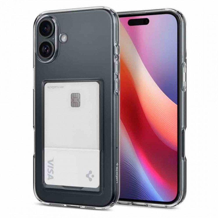 Θήκη Spigen SGP CRYSTAL SLOT για APPLE IPHONE 16 6.1 2024 - ΔΙΑΦΑΝΟ - ACS08213
