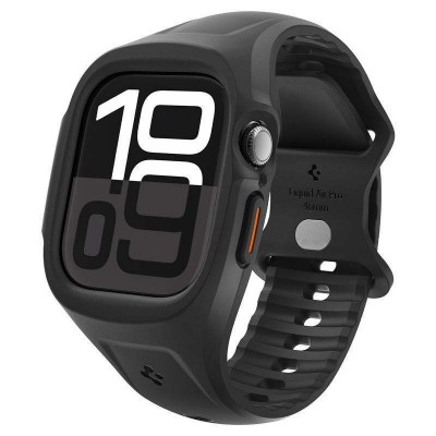 Spigen SGP LIQUID AIR PRO BAND Θήκη με Λουράκι για Apple Watch series 10 (46 MM) - MAΥΡΟ - ACS09317