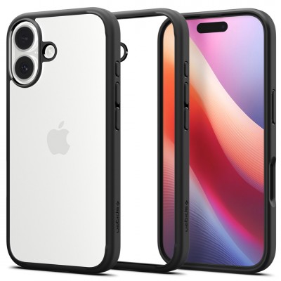 Θήκη Spigen SGP Ultra Hybrid για Apple iPhone 17 6.3 2025 - ΔΙΑΦΑΝΟ ΜΑΥΡΟ - ACS10377