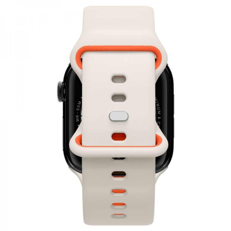 Spigen SGP NANO POP BAND Λουράκι για Apple Watch series 6 / 7 / 8 / 9 / 10 / SE / ULTRA 1 / 2 (44 / 45 / 46 / 49 MM) - ΜΠΕΖ ΠΟΡΤΟΚΑΛΙ - AMP09323