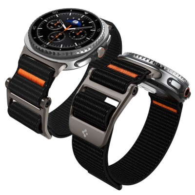 Spigen SGP DuraPro Flex Ultra λουράκι για SAMSUNG GALAXY WATCH 8 44 mm/40 mm, 8 Classic 46 mm (2025) - ΜΑΥΡΟ - AMP10116