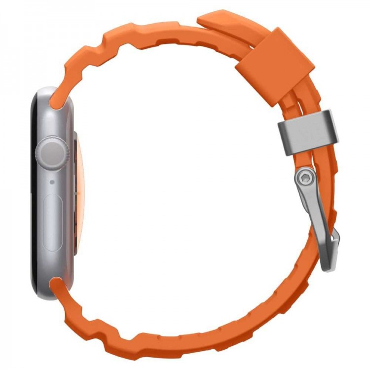 Spigen SGP WBS2 Λουράκι ΣΙΛΙΚΟΝΗΣ για APPLE WATCH SERIES 8 / 9 / 10 / 11 / SE / ULTRA (44 / 45 / 46 / 49 MM) - ΠΟΡΤΟΚΑΛΙ - AMP10509