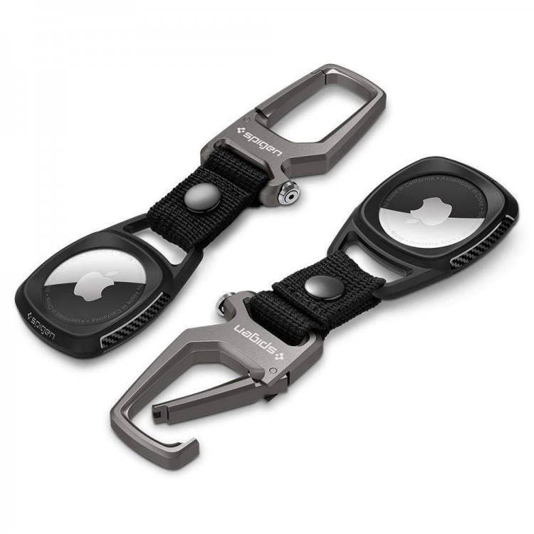 SPIGEN SGP RUGGED ARMOR Carabiner μπρελόκ για APPLE AIRTAG 1 / 2 - Μαύρο - AMP01565
