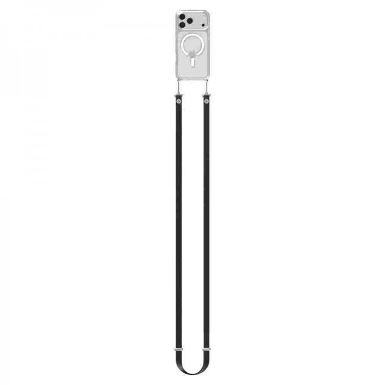 Spigen SGP Crossbody Lanyard Λουράκι (Strap 1P + Connector 2P) DA30L,  LANYARD STRAP CROSSBODY για θήκη - ΜΑΥΡΟ - AFA10614