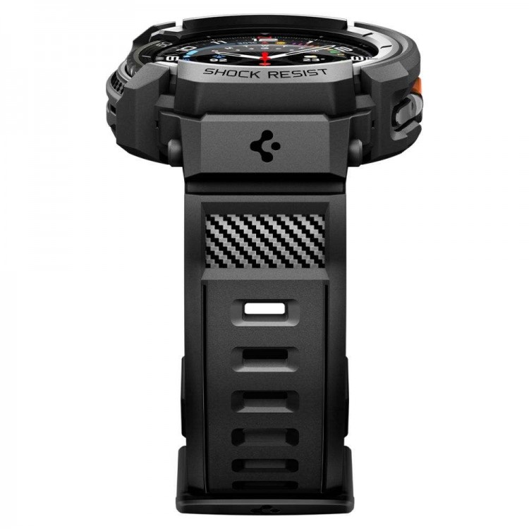 Θήκη Spigen SGP Rugged Armor PRO για Samsung GALAXY WATCH 8 CLASSIC 2025 - 46MM - ΜΑΥΡΟ - ACS10013