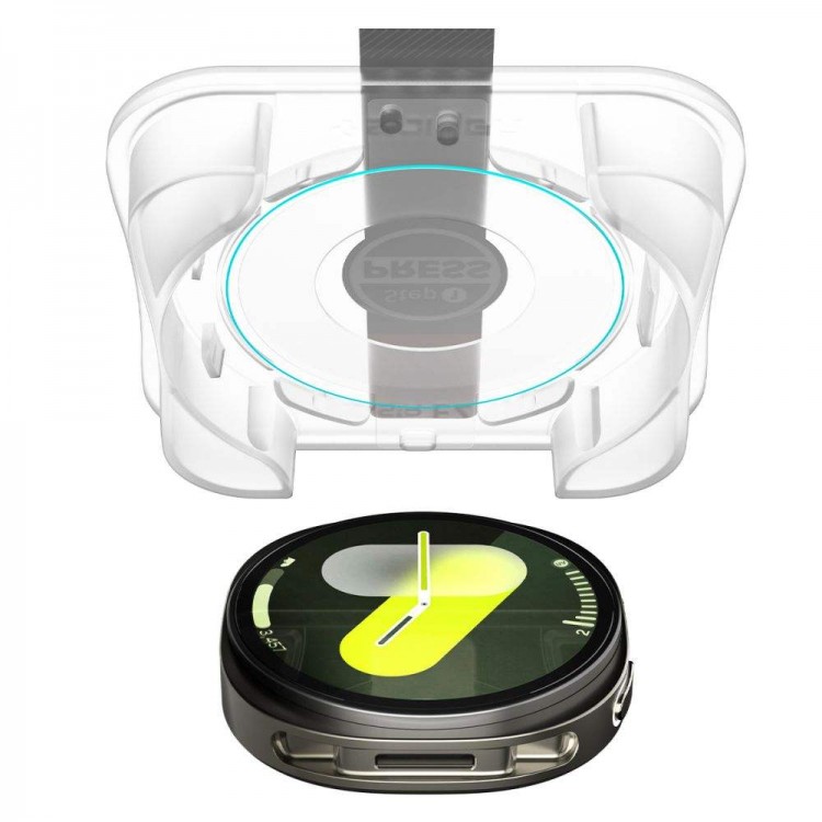 Spigen SGP Γυαλί Προστασίας GLAS.TR SLIM EZ FIT για SAMSUNG GALAXY Watch 8 (44mm) - AGL09876 - 2 TEM - ΔΙΑΦΑΝΟ