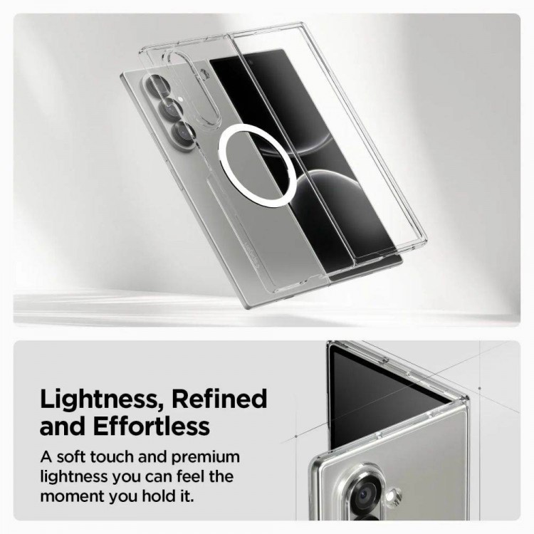 Θήκη Spigen SGP AIRSKIN MAG MAGSAFE για SAMSUNG GALAXY Z FOLD 7 2025 5G - ΔΙΑΦΑΝΟ/ΛΕΥΚΟ - ACS09545