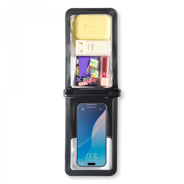 Spigen SGP Velo A603 Universal Αδιάβροχη θήκη τηλεφώνου, 2 ΤΕΜ - BLACK - ACS09745