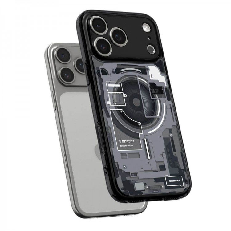 Θήκη Spigen SGP Ultra Hybrid MAGSAFE για Apple iPhone 17 PRO MAX 6.9 5G 2025 - ZERO ONE ΜΑΥΡΟ - ACS10289